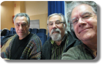 Gravant El Timbaler del Bruc. Antoni Parera, Joan Casas i un servidor, Albert Moraleda