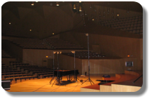 Muntatge per enregistrament amb Miguel Baselga, auditori de Zaragoza