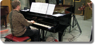 Piano Steinway & Sons, de l'any 1978, de l'estudi.